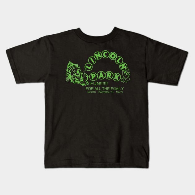 Lincoln Park Dartmouth Massachusetts Kids T-Shirt by Gimmickbydesign